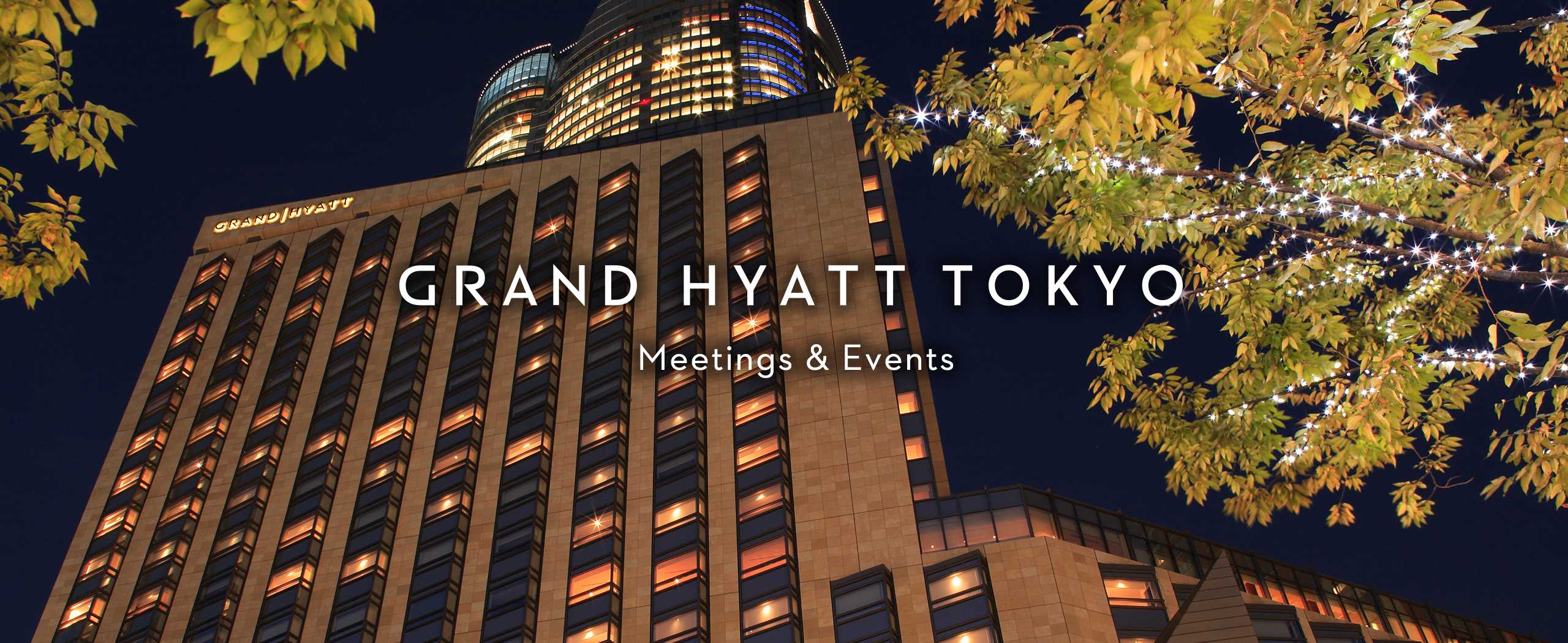 Meetings & Events | Grand Hyatt Tokyo (Roppongi Hills)