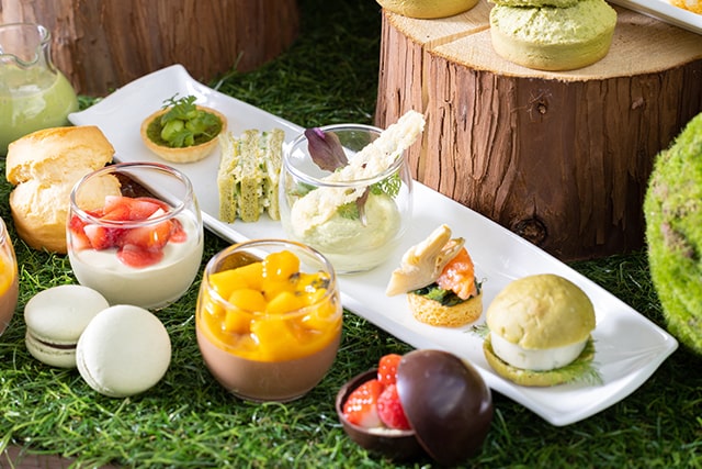 The French Kitchen Green Afternoon Tea Saivory1