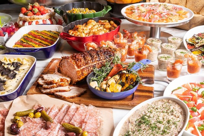 The French Kitchen Lunch Buffet Unlimited Servings Of Seasonal Dishes Restaurants At A Luxurious Roppongi Hotel Grand Hyatt Tokyo The French Kitchen Lunch Buffet, What Time Does Round Table Lunch Buffet End