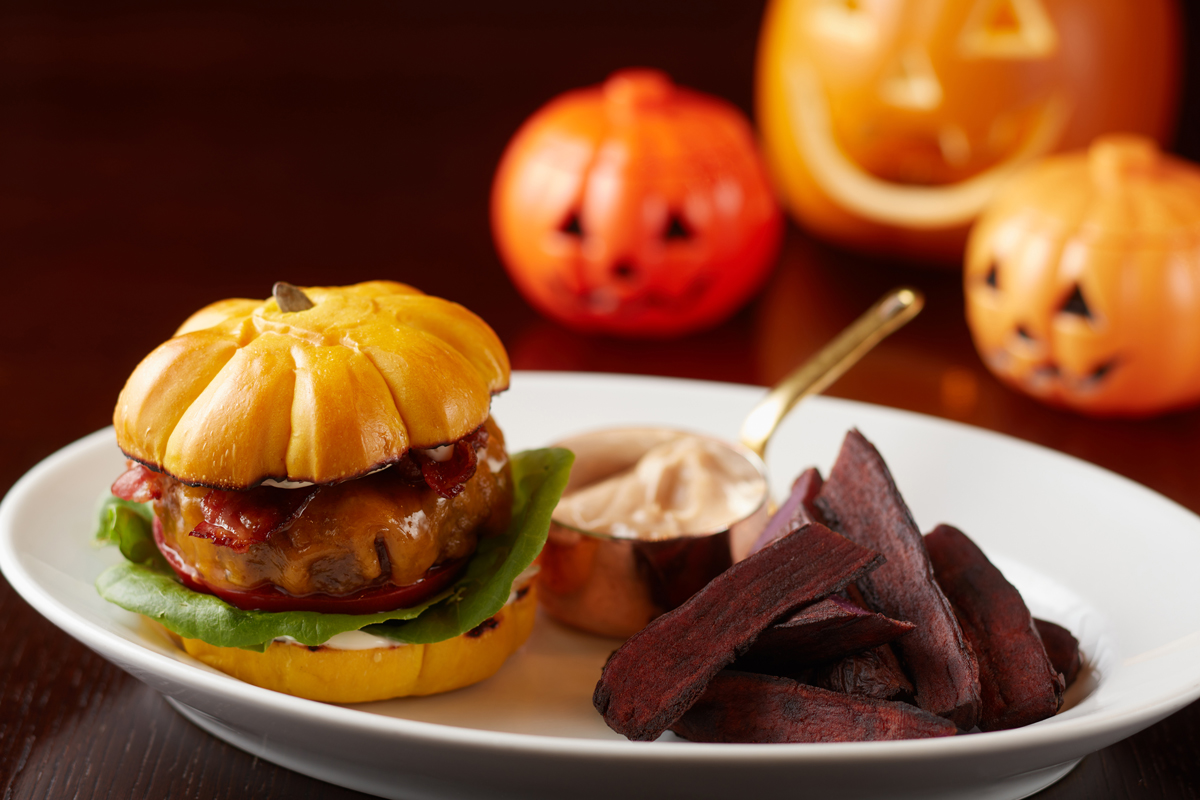 The Oak Door Pumpkin Burger