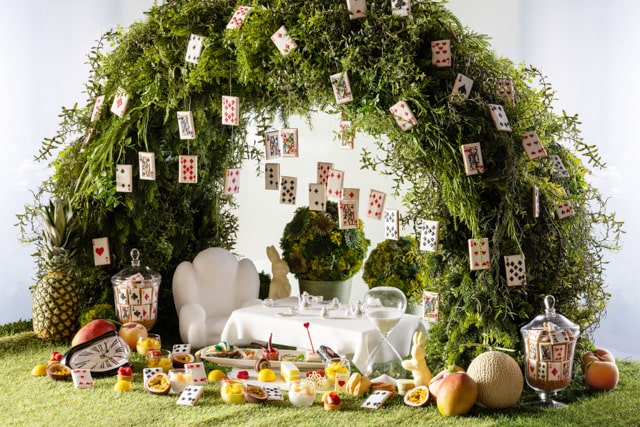 Alice Summer Fruits Garden Afternoon Tea Overall Image