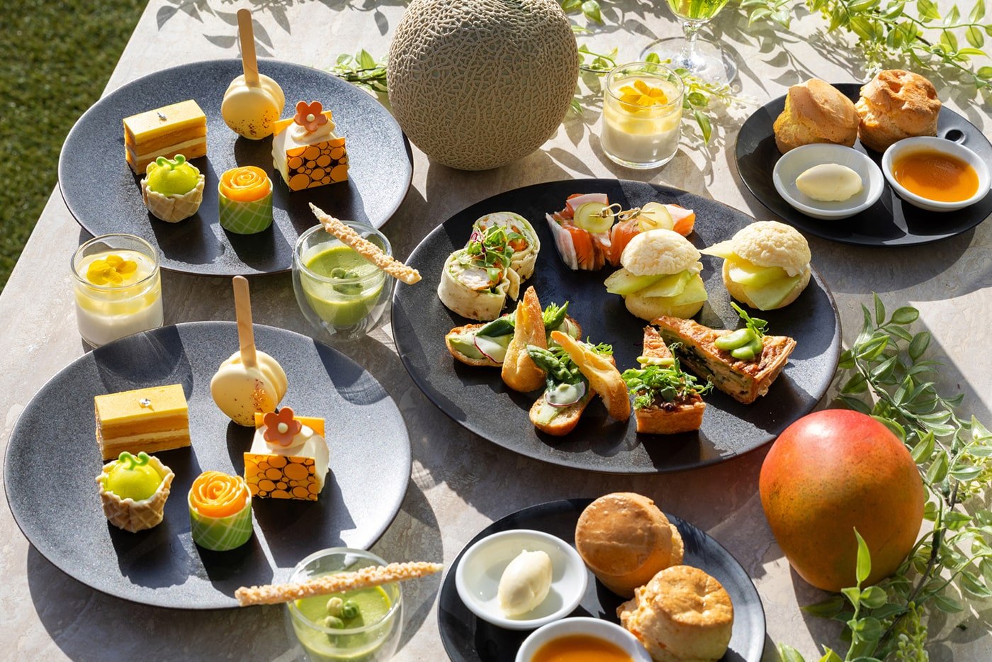 The French Kitchen Melon and Mango Afternoon Tea 1400