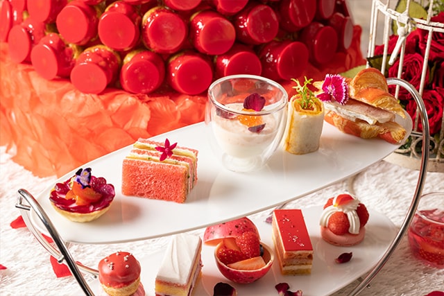 The French Kitchen Strawberry and Rose Afternoon Tea Savory 640