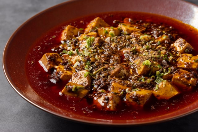 Szechuan style spicy tofu