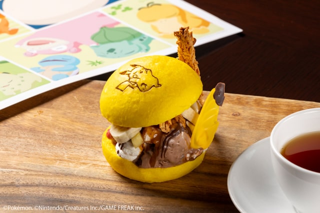 Pokemon Sleep Pikachu Dessert Burger Set