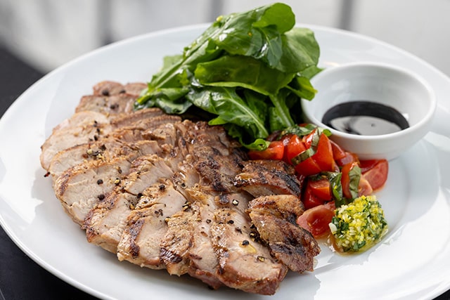 Kirishima Olibe Pork Grill Arugula Salad