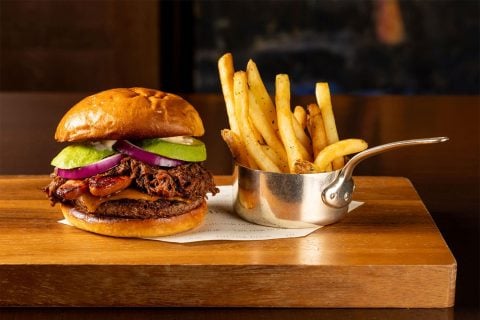 The Oak Door LA Chili Dog Burger 1400