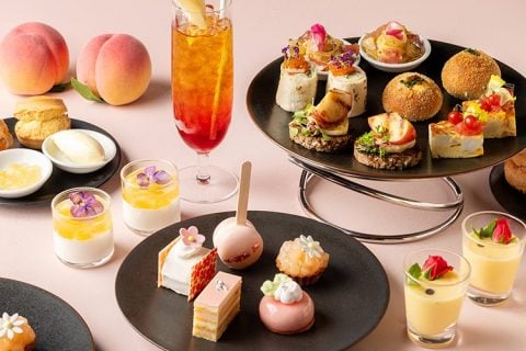 Top Slider Grand Hyatt Tokyo The French Kitchen Peach Afternoon Tea 2025 SP