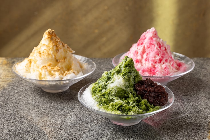 Traditional Japanese Shaved Ice at Shunbou