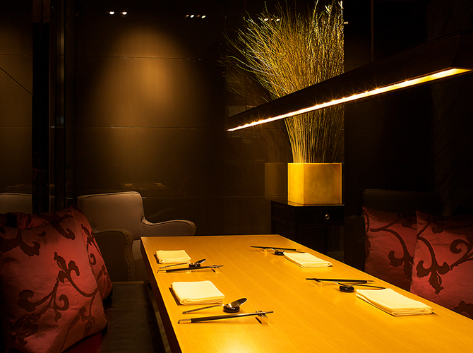 Black and White Chinaroom Private Dining Room