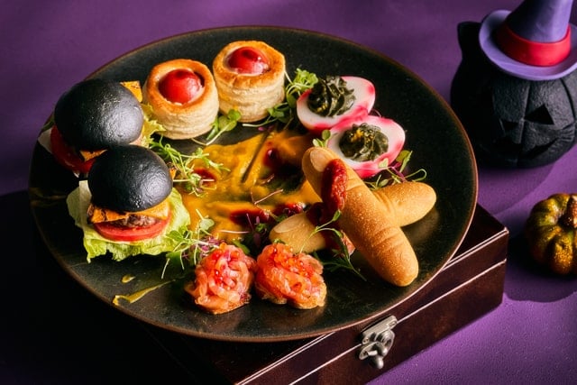 Halloween Afternoon Tea Savory 2025