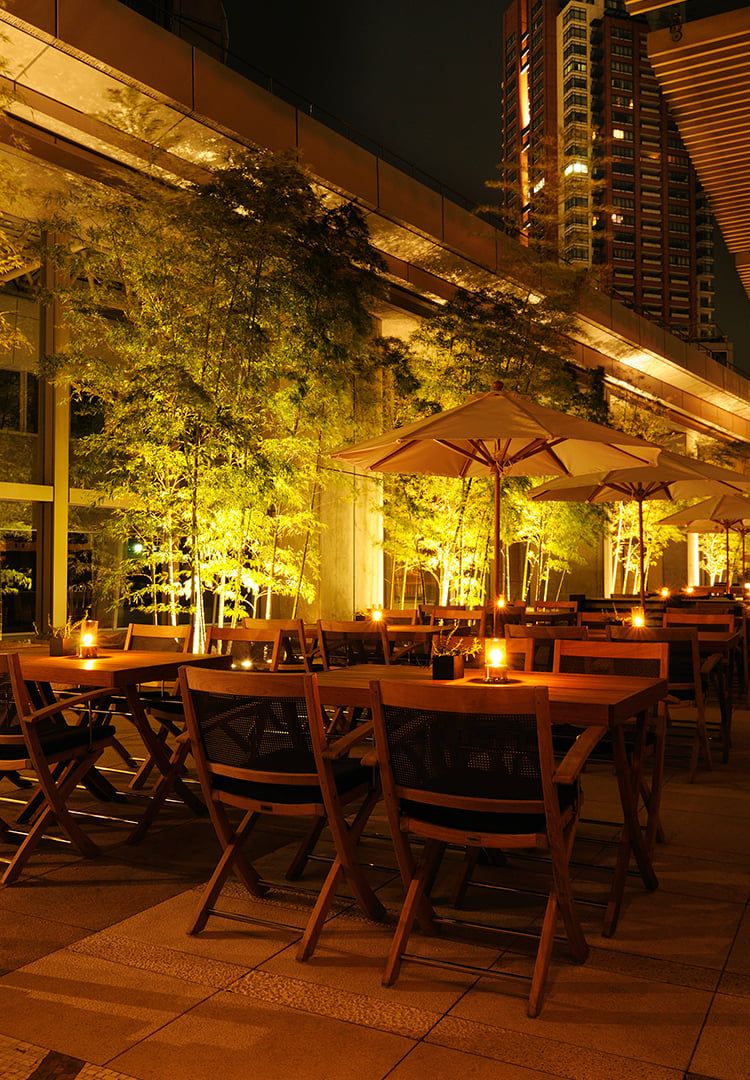 Top Slider Grand Hyatt Tokyo The Oak Door Night Terrace PC logo