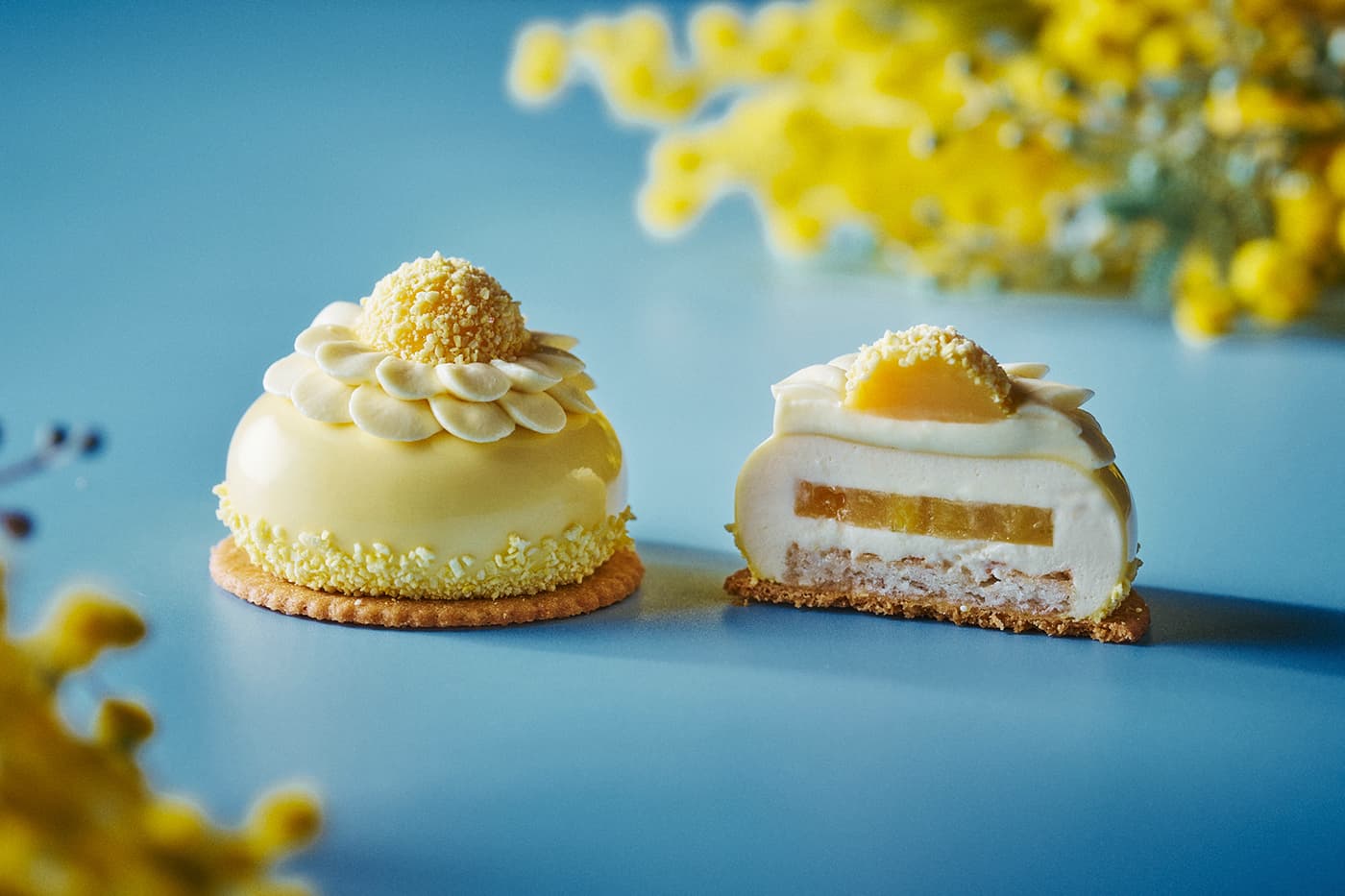 [March 1–8] Mimosa Mousse Cake Crafted by Our Female Pastry Chefs for Mimosa Day & International Women’s Day