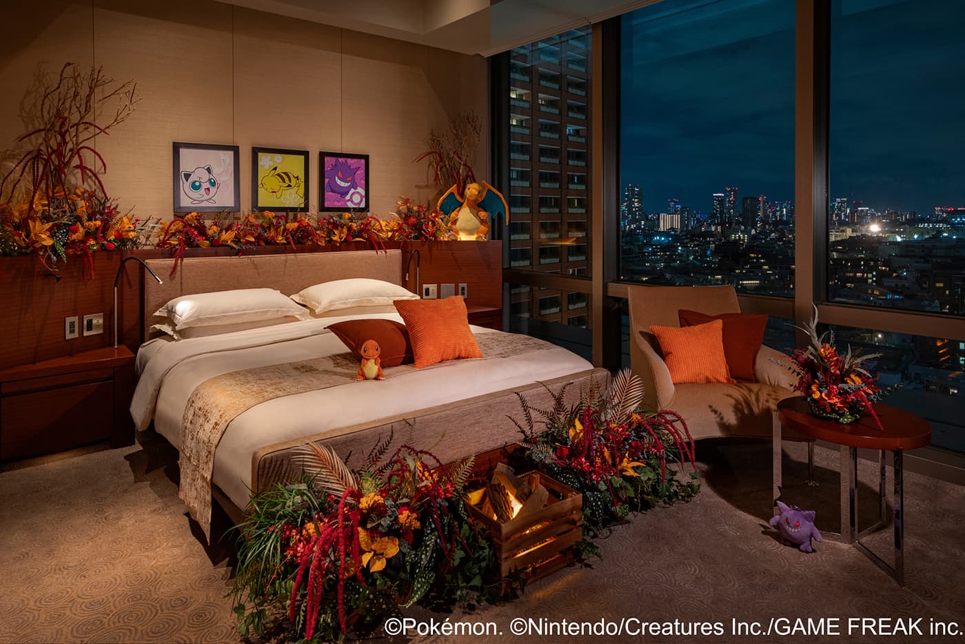 ポケモン30周年コラボレーション グランド アドベンチャー スイートステイ ベッドルーム