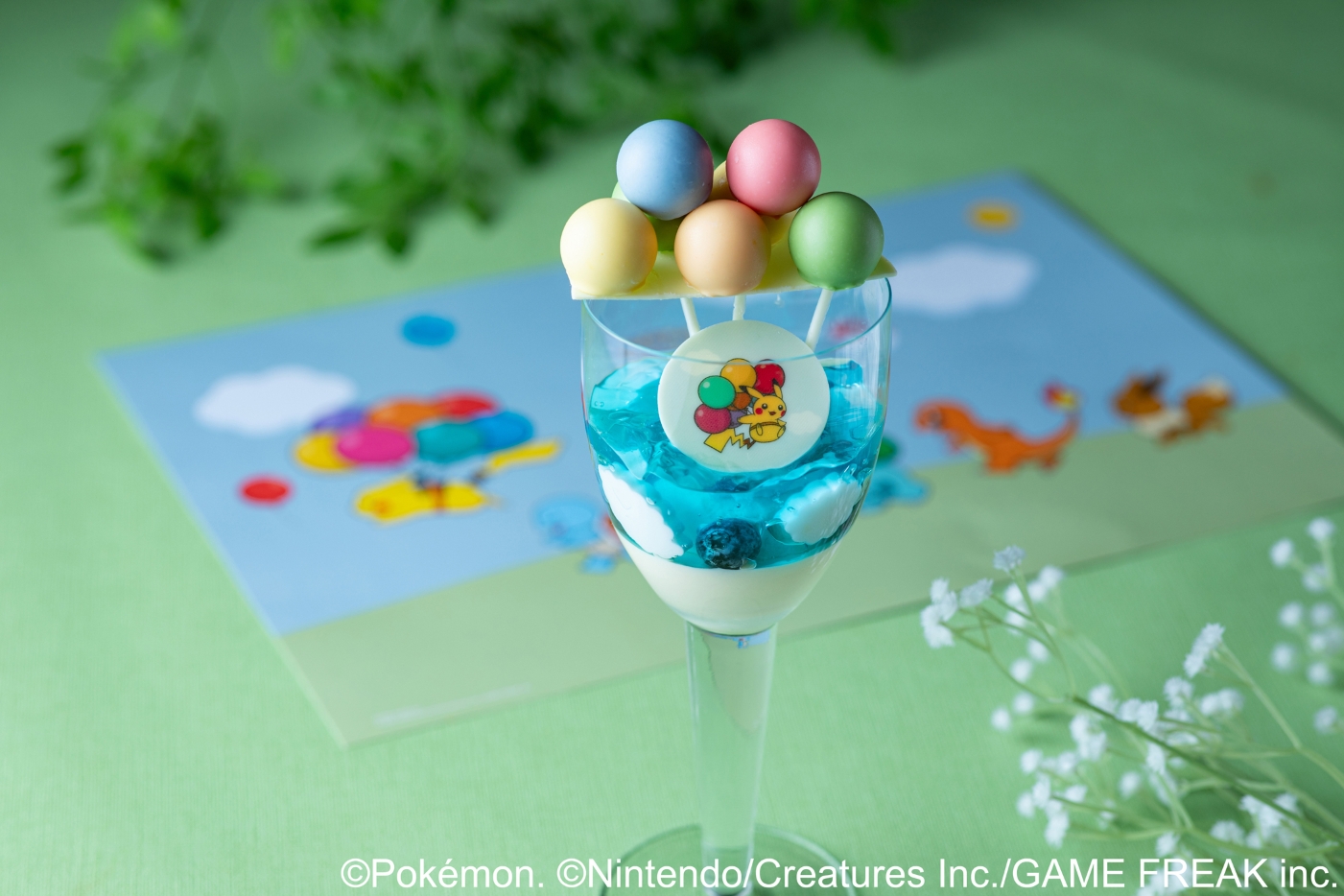 Pikachu Summer Parfait Italian Cafe Fiorentina