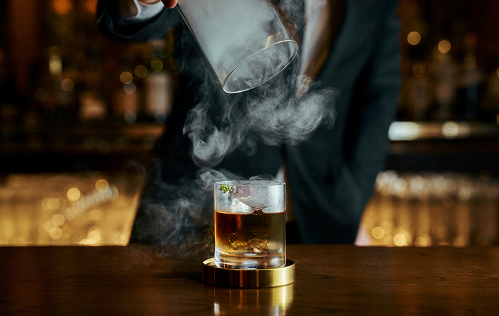 The Oak Door Bar Hinoki Cocktail