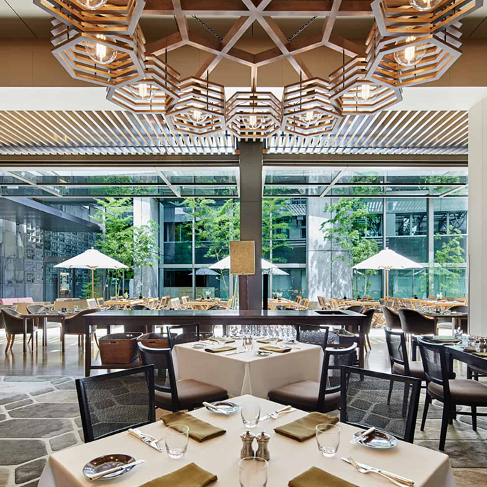 Grand Hyatt Tokyo The Oak Door Dining Room Terrace Daytime