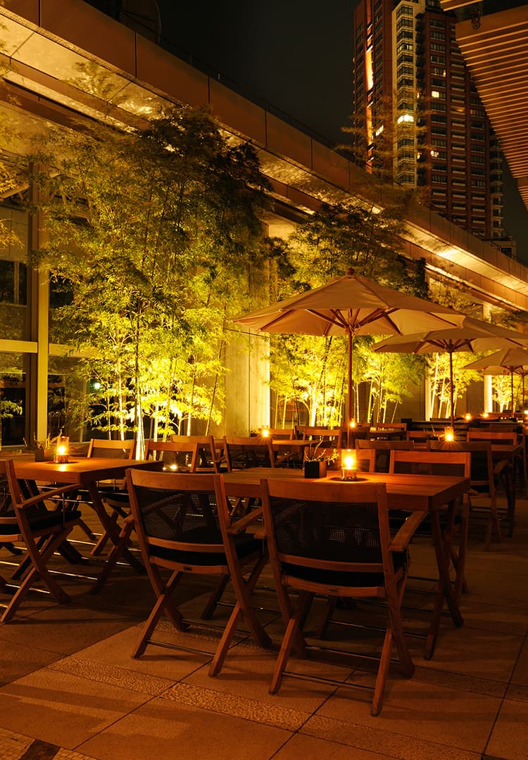 Grand Hyatt Tokyo Top Slider Steakhouse The Oak Door Terrace Night PC