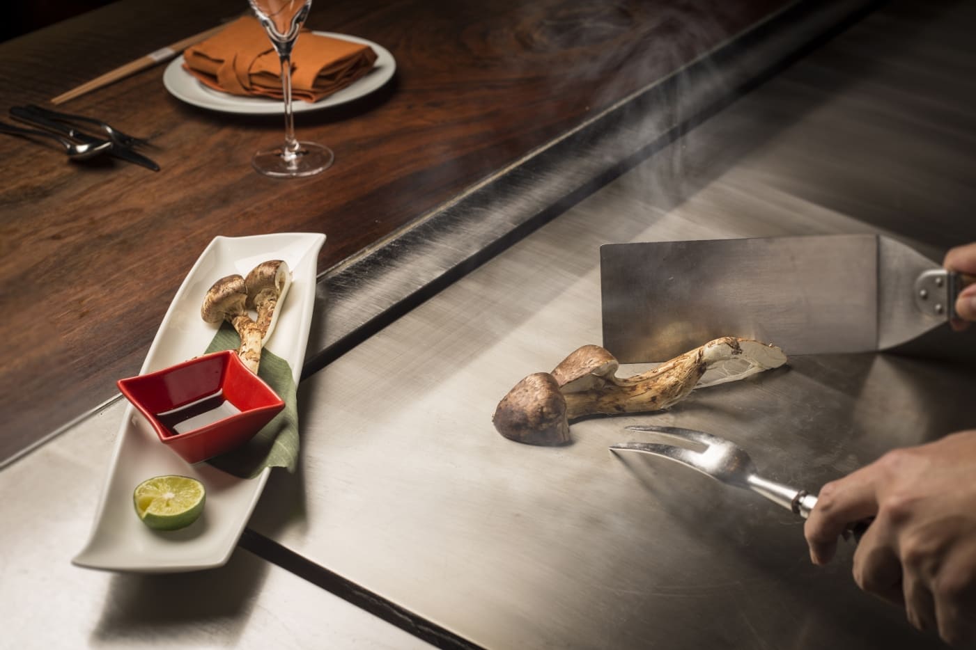 Matsutake Dinner Course Image Teppanyaki Keyakizaka Grand Hyatt Tokyo