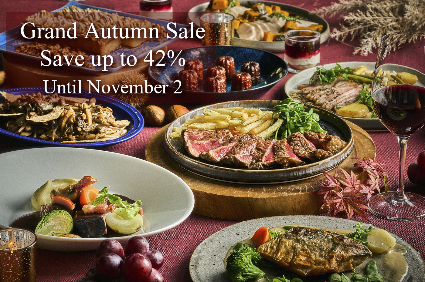 【Until November 2】Autumn Sale: Book Online and Save Up to 42%