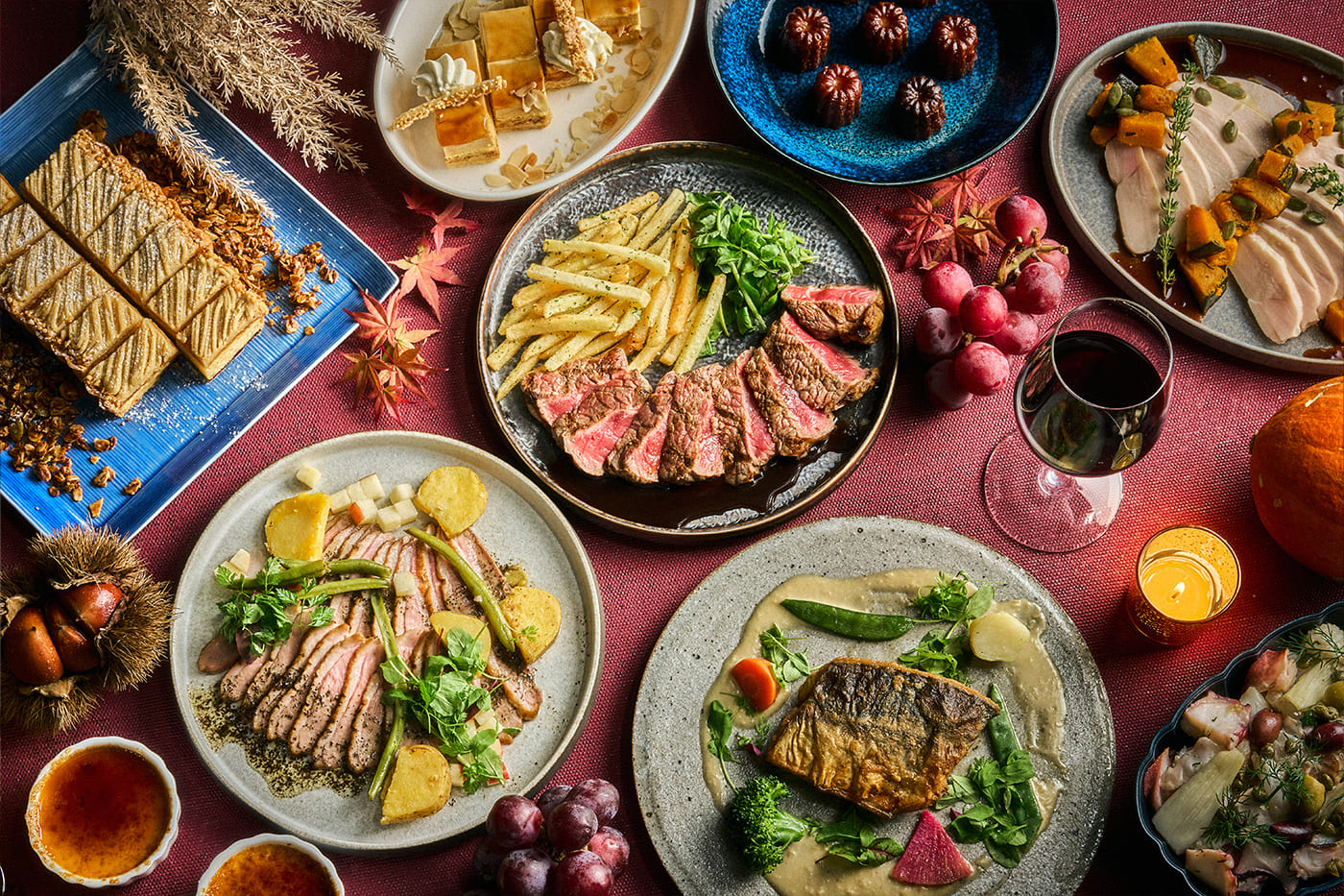 Seasonal Semi-buffet Dinner with Unlimited Appetizers and Desserts