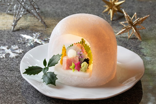 旬房 クリスマスディナー 刺身