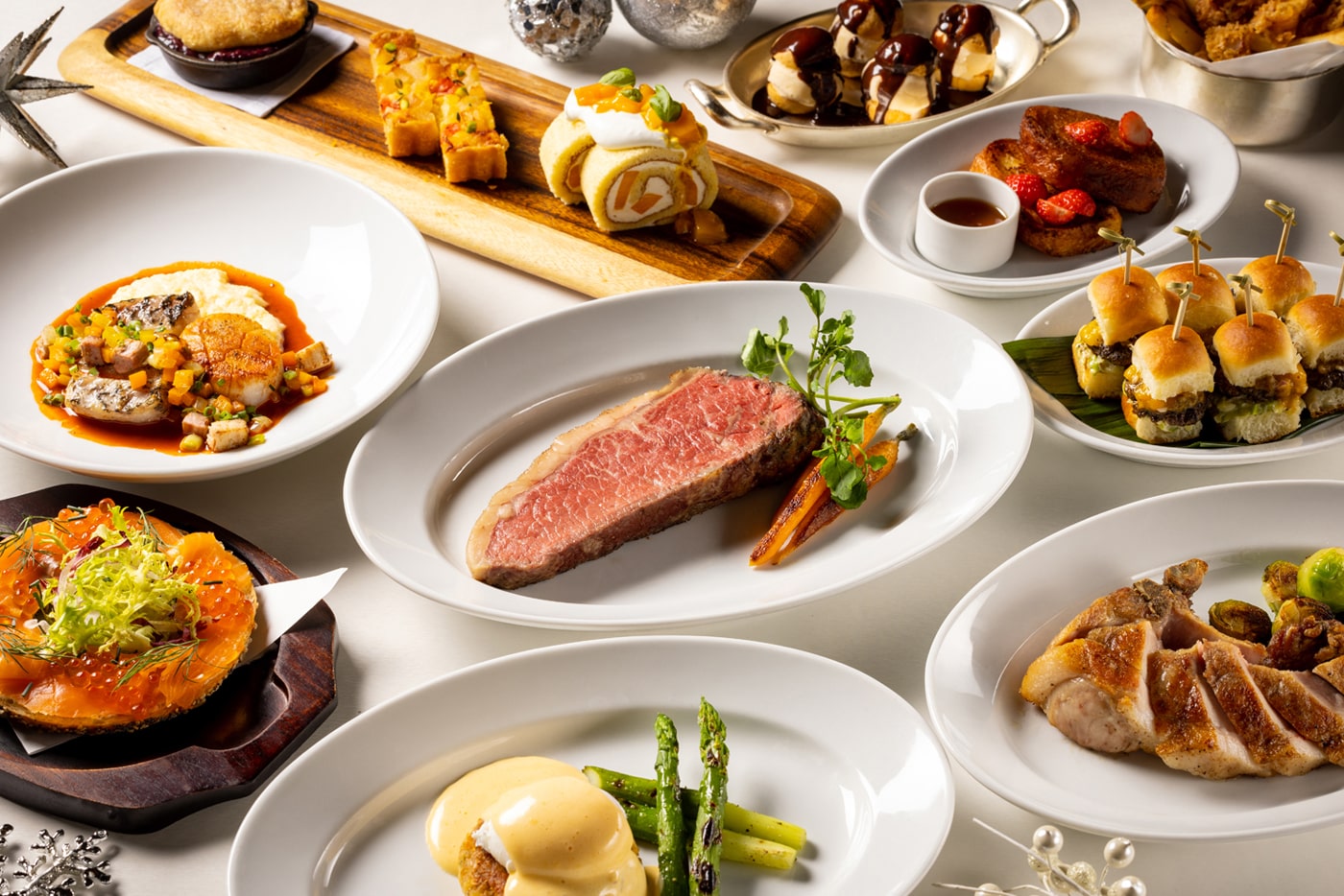 クリスマス ホリデーシーズン限定のランチブッフェ ブランチ 六本木 グランドハイアット東京