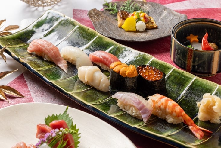 【クリスマス】職人の確かな腕による江戸前寿司を堪能するクリスマスディナー