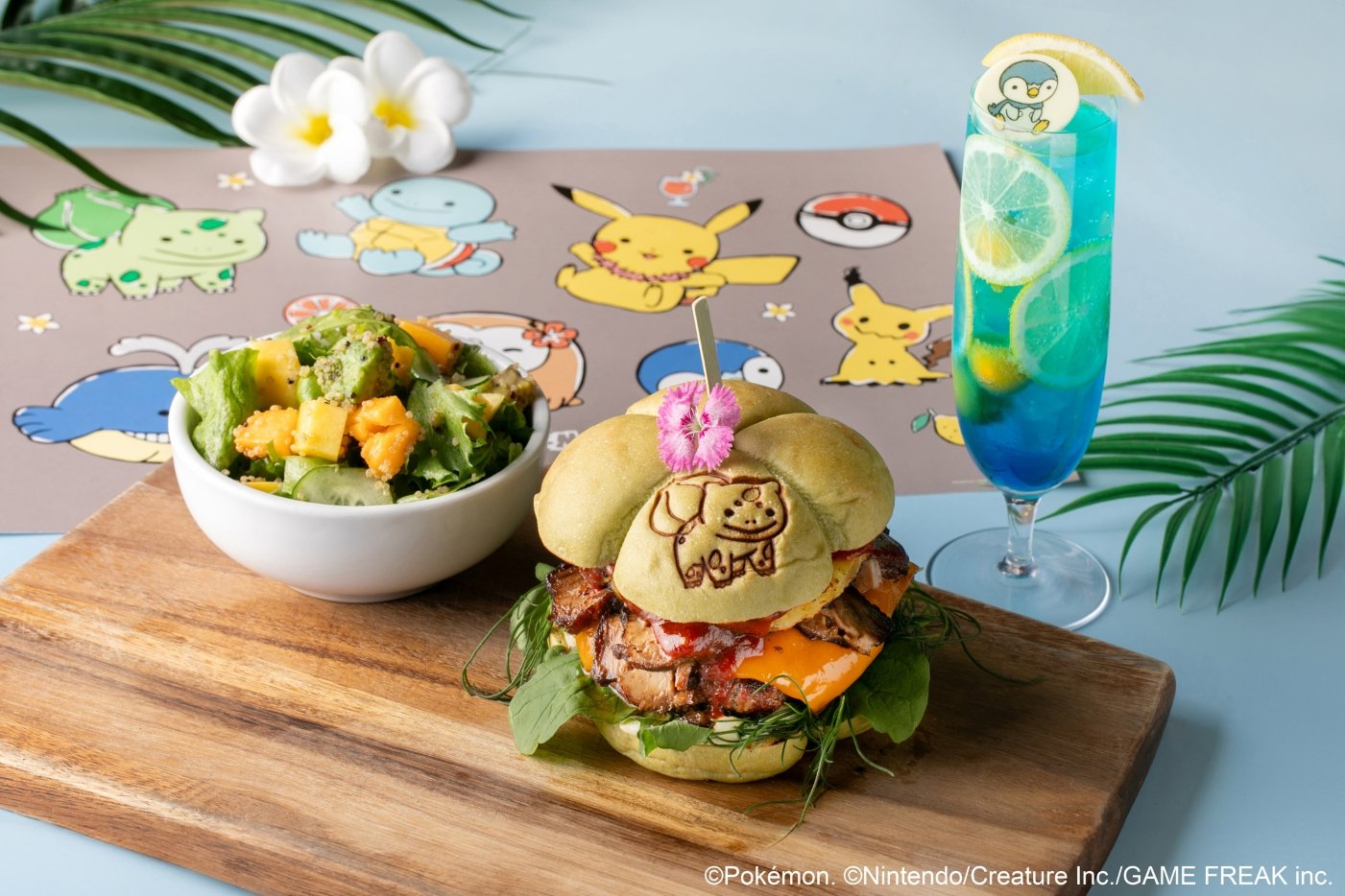 Bulbasaur Tropical Burger Set main