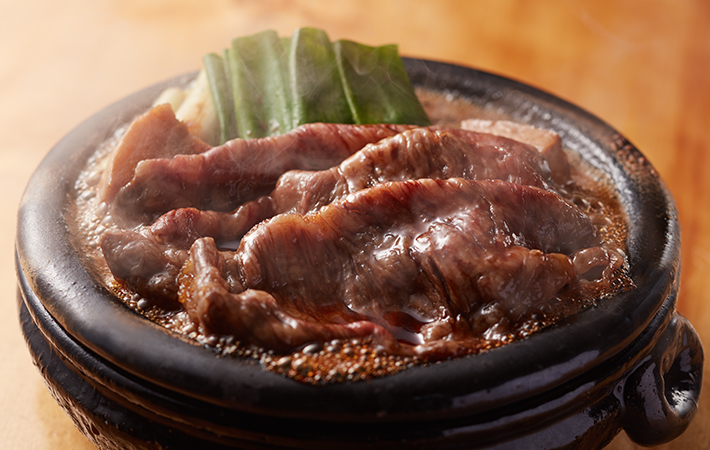 旬房のすき焼き