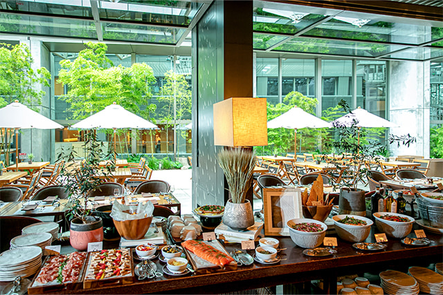 ブランチ 前菜 オーク ドア グランド ハイアット 東京