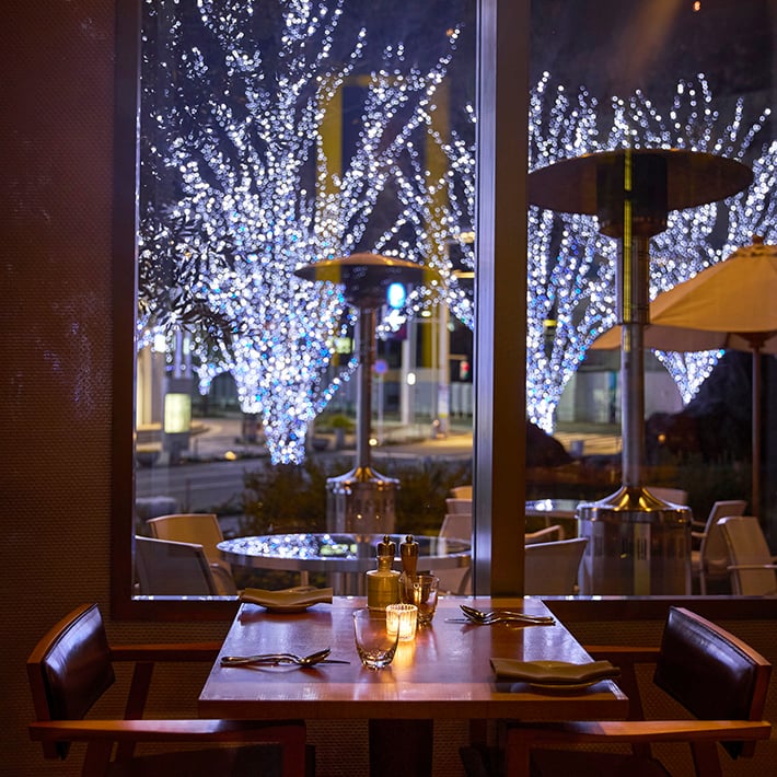 フィオレンティーナ クリスマスのイルミネーションが見えるダイニングルーム SP