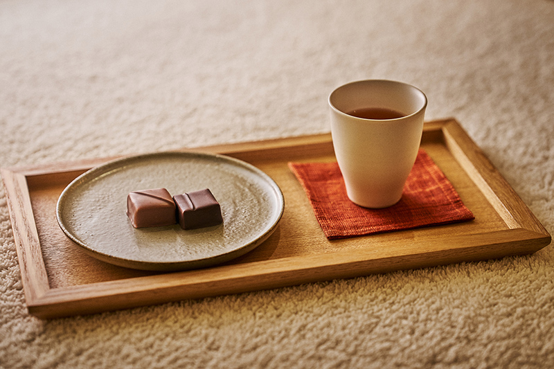 Nagomi スパ アンド フィットネス 星座のエレメントをモチーフにしたトリートメント 施術後のチョコレート