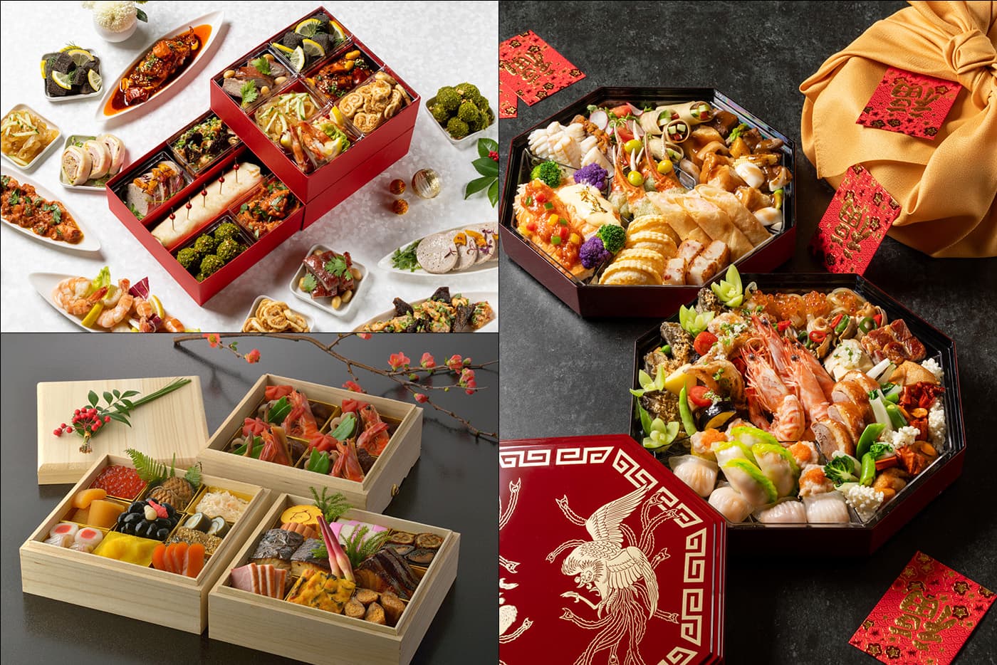 年末年始を盛り上げるホテルの高級おせち・中国料理の豪華パーティープレート