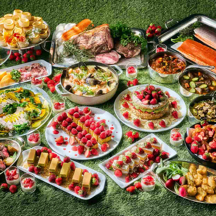 ストロベリー ランチビュッフェ フレンチ キッチン グランド ハイアット 東京