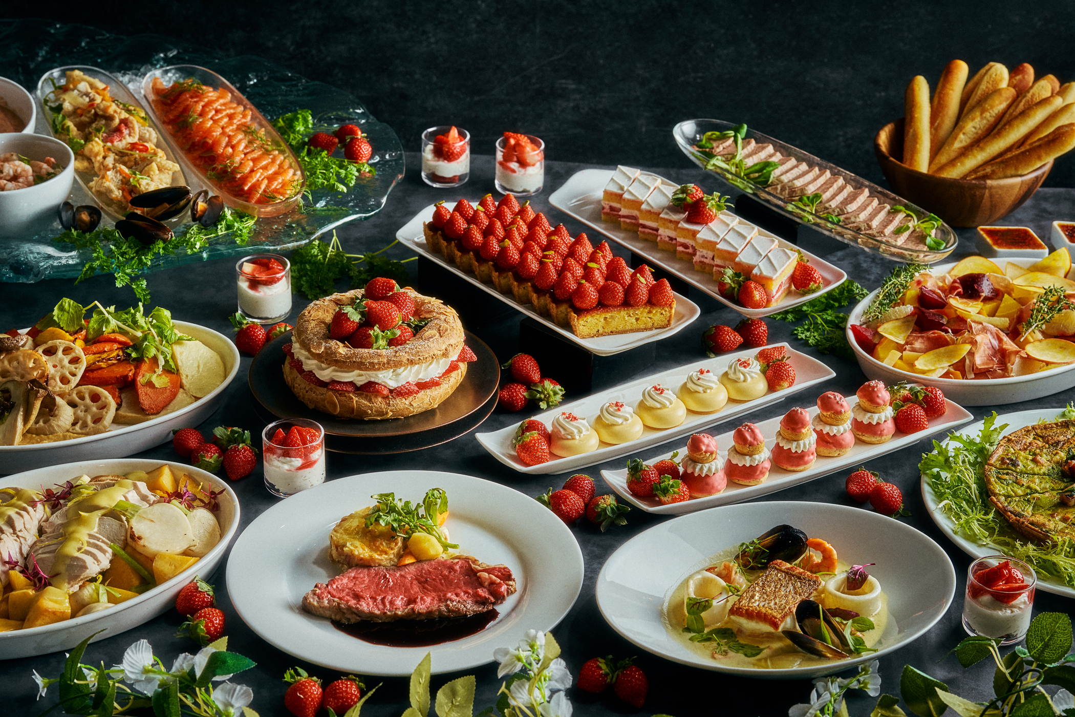 フレンチ キッチン店内写真 料理