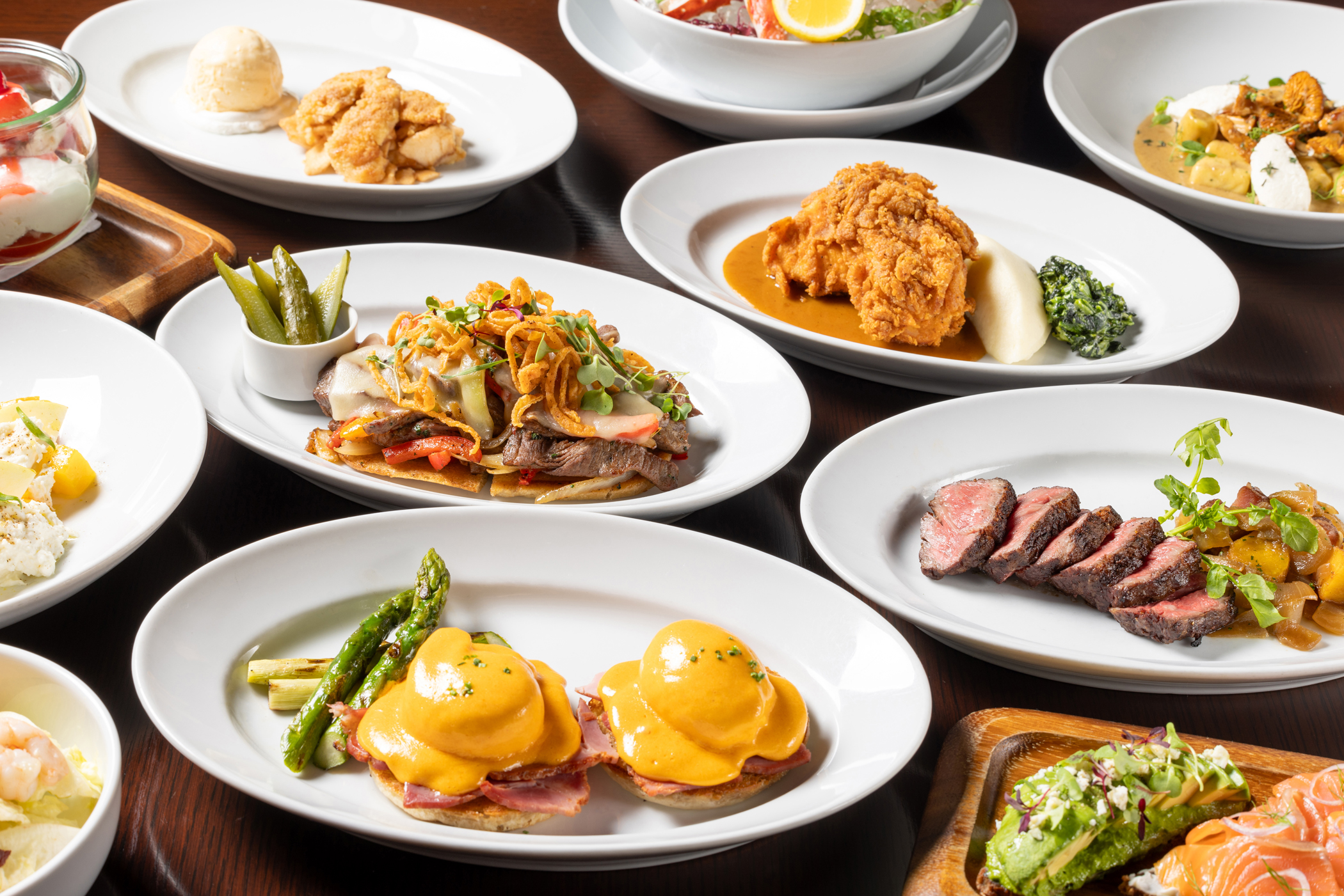 オークドア店内写真 料理