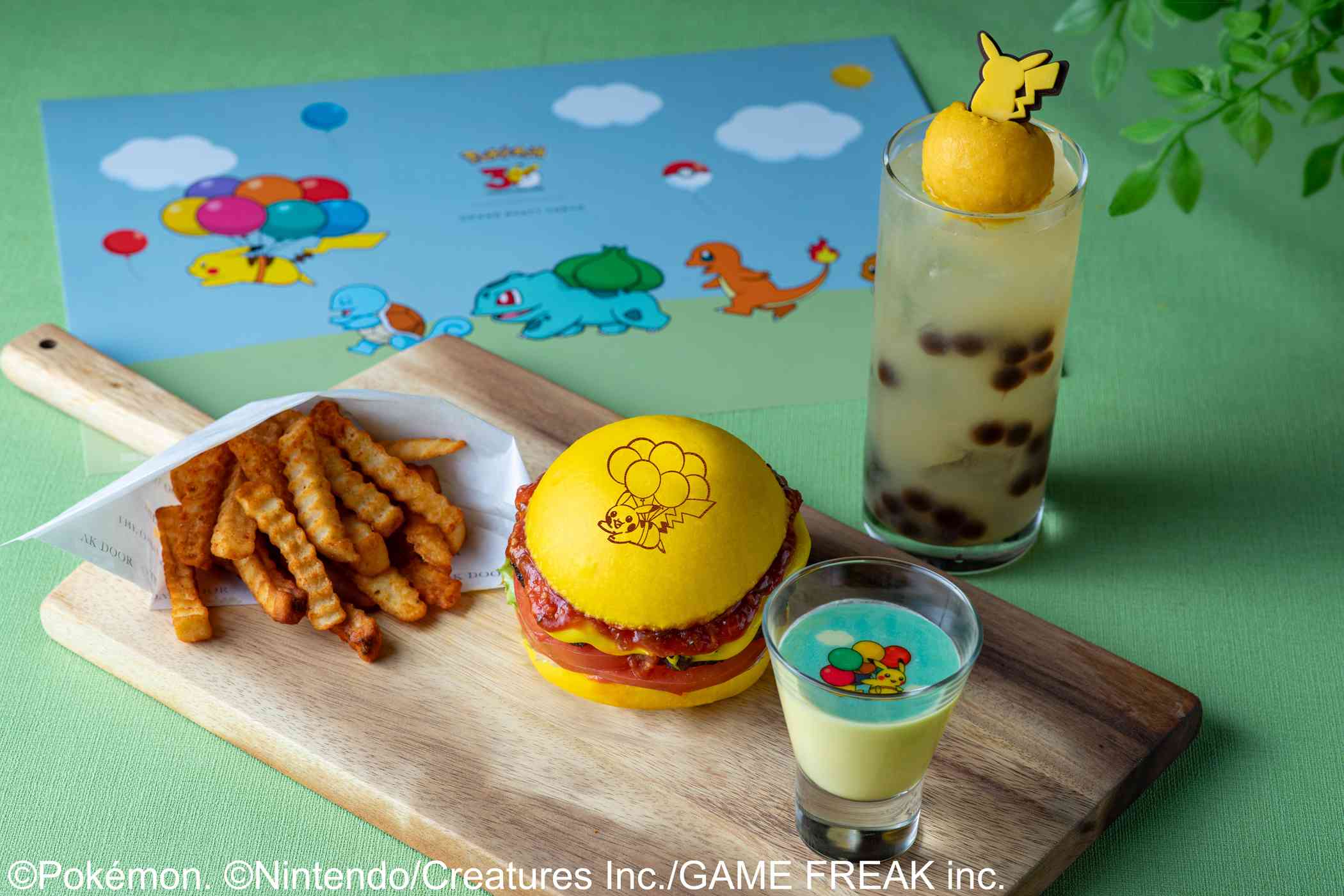 ポケモン30周年コラボレーション グランド アドベンチャー スイートステイ ピカチュウ グルメバーガー セット