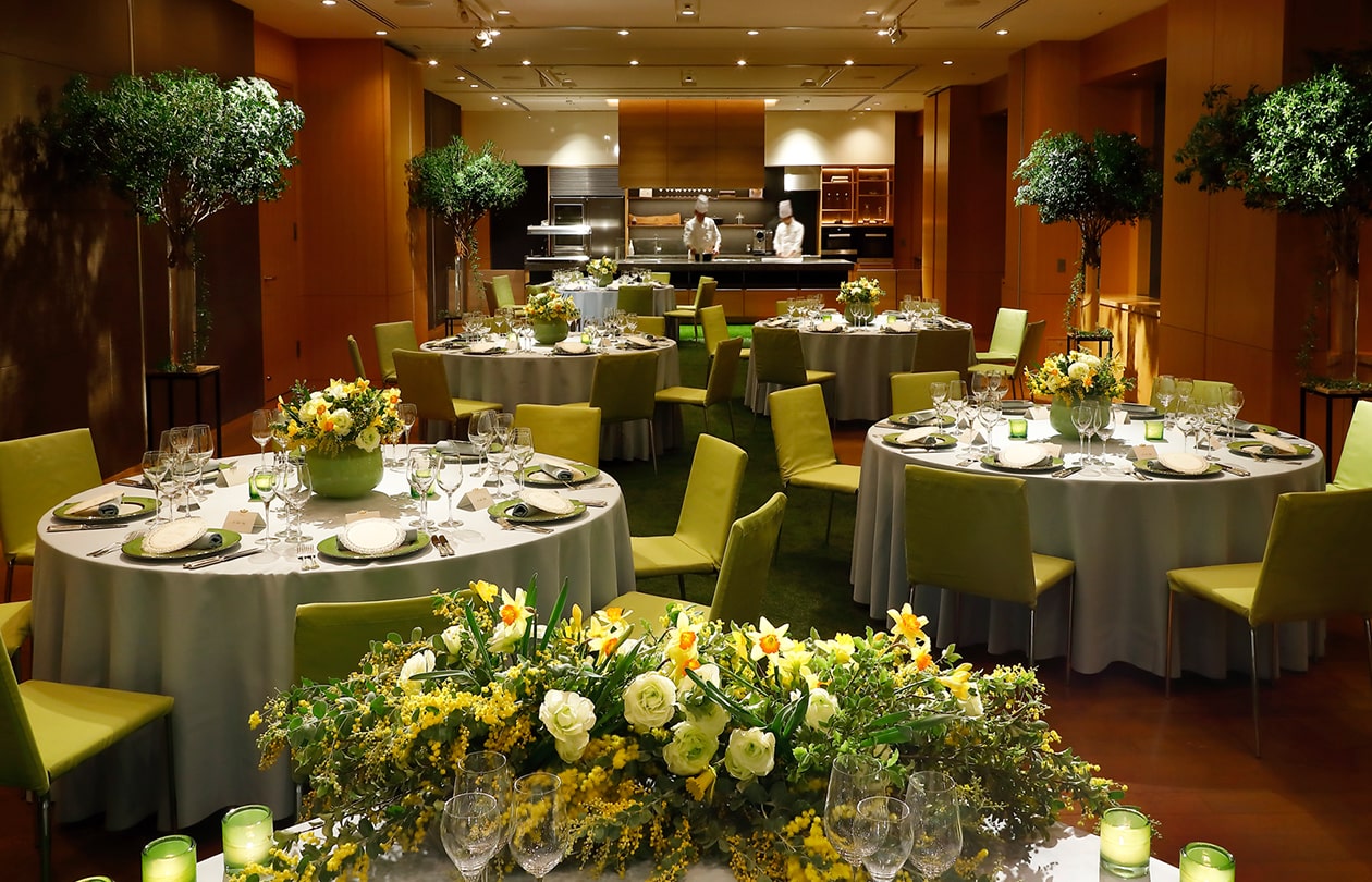 披露宴会場 タイム