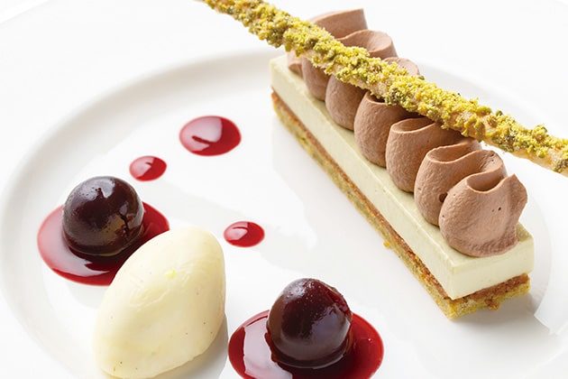 エスポワール ピスタチオとチョコレートのムース