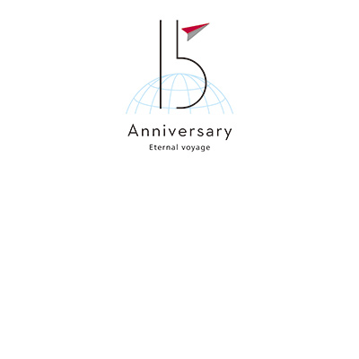 15周年ロゴ