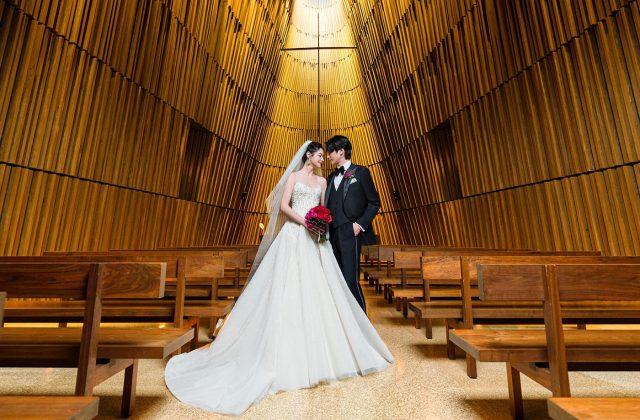 グランド ハイアット 東京 ウエディング グランドチャペル 新郎新婦 2025