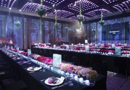 グランド ボールルーム ピンク レッド コーディネート グランド ハイアット 東京